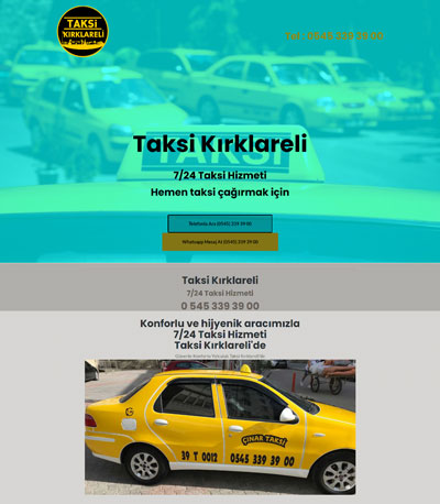 Taksi-Kirklareli-com